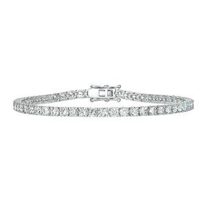 1.50 Carat Natural Diamond Tennis Bracelet G-H SI 14K White Gold 7''